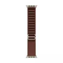 Apple 49mm Burgundy Alpine Loop - Small - Natural Titanium Finish