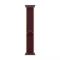 Apple 49mm Burgundy Trail Loop - M/L - Black Titanium Finish