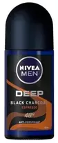 Nivea Desodorante Roll On, 50 ml Men Deep Espresso Juodas Carbon