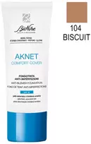 BioNike Comfort Cover matinė ir dengianti skysta makiažo bazė 104 Biskvitas SPF 30, 30 ml
