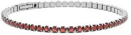 Furiosa Tennis bracelet with red Swarovski crystals SB-CHERRYTENNIS-S