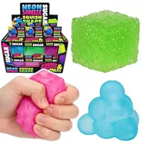 Hipo Antistresinis žaislas SQUISH & SQUEEZE SUGAR, 55x55x55mm, įvairių sp.