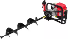 AW-Tools AWTOOLS BENZININIS ŽEMĖS GRAŽTAS + 3 GRAŽTAI /2,3 AG EA56