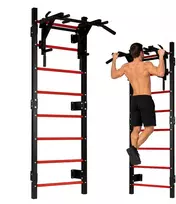Gimnastikos sienelė 215 cm prisitraukimų skersinis vaikams ir suaugusiems juoda MOVEPRO
