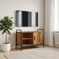 TV staliukas Televizoriaus spintelė 67,5 x 33 x 50 cm Sendintos medienos