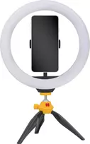 „Kodak“ LED žiedinis apšvietimas „Selphie“ 10 colių SL001 + trikojis su nuotolinio valdymo pultu, juodos spalvos