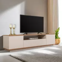 TV staliukas, „Hanah Home“, kašmyro medienos, atlantinės pušies, 180 x 44,6 x 44,5
