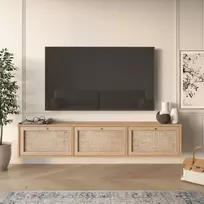 TV staliukas, Hanah Home, ąžuolo spalvos, 180 x 35,6 x 32