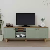TV staliukas, Hanah Home, žalias, 160 x 56 x 40