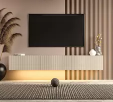 TV staliukas, „Hanah Home“, smiltainis, 180 x 28,6 x 31,4
