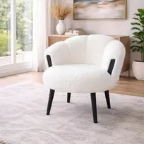 Atlošiama kėdė, „Hanah Home“, balta arba juoda, 72 x 102 x 65