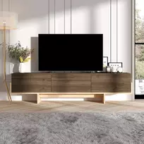 TV staliukas, „Hanah Home“, riešutmedžio arba safyro ąžuolo spalvos, 180 x 44,6 x 30