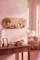 Sieninė lentyna, „Hanah Home“, ąžuolo spalvos, 70 x 25 x 10