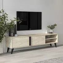 TV staliukas, Hanah Home, travertinas, 160 x 35 x 29,6