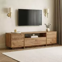 TV staliukas, „Hanah Home“, atlantinė pušis, 180 x 46 x 35