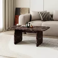 Kavos staliukas, Hanah Home, Rosso Marmo, 100 x 42 x 60