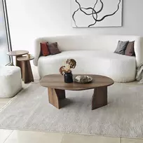 Kavos staliukas, „Hanah Home“, riešutmedžio, 100 x 35 x 60