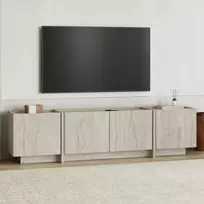 TV staliukas, „Hanah Home“, travertinas, 180 x 46 x 35