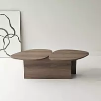 Kavos staliukas, „Hanah Home“, riešutmedžio, 125 x 38 x 60