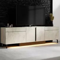 TV staliukas, „Hanah Home“, travertinas, 180 x 50 x 32