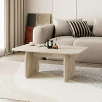 Kavos staliukas, „Hanah Home“, travertinas, 100 x 42 x 60