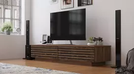 TV staliukas, „Hanah Home“, medinis, 180 x 35 x 40