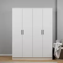 Spinta, Hanah Home, balta, 140 x 180 x 51,8