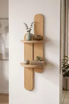 Sieninė lentyna, „Hanah Home“, ąžuolo spalvos, 26 x 80 x 13