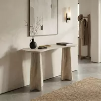Komoda, „Hanah Home“, travertinas, 120 x 75 x 35