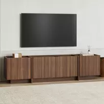 TV staliukas, Hanah Home, Milano riešutmedis, 180 x 46 x 35