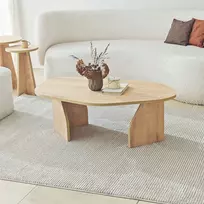 Kavos staliukas, „Hanah Home“, safyro ąžuolo spalvos, 100 x 35 x 60