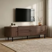 TV staliukas, Hanah Home, Milano riešutmedis, 180 x 47 x 40