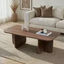Kavos staliukas, „Hanah Home“, „Venezia Walnut“, 120 x 41 x 60