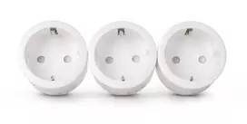 Entac ES-3S-RC maitinimo kištukų adapteris Balta