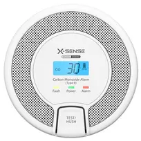 X-Sense CO03D dūmų jutiklis Anglies monoksido detektorius Vielinis