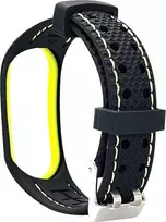 „Xiaomi Mi Band 7“ sportinis modelis, juodos ir žalios spalvos
