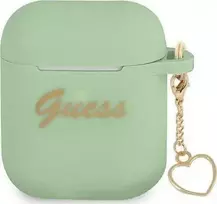 Silicone Charm Heart Collection AirPods 1/2 cover green