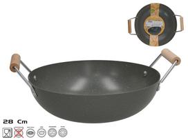 Keptuvė Kitchen&GO 543376, Ø 28 cm, aliuminis, juoda sp.