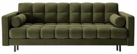 Sofa-lova Cosmopolitan Design Bali Velvet Bluvel 77, žalia sp., 84 x 222 cm x 105 cm