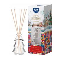 Namų kvapas, kvapiosios lazdelės Aura Merry Christmas, 75 ml Skaidri sp.