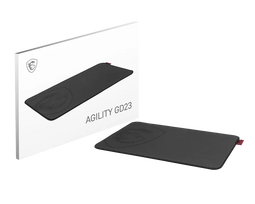 MSI Agility GD23 | Mouse pad | 220 x 320 x 3 mm | Black