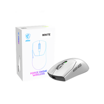 MSI Gaming Mouse | FORGE GM340 WIRELESS | Wireless | 2.4 GHz, Bluetooth, USB | White|FORGE GM340 W WHITE