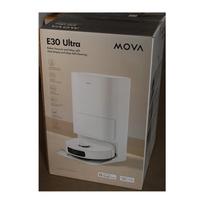 MOVA SALE OUT.  E30 Ultra Robot Vacuum cleaner, 7000Pa, 5200mAh, White + Auto Empty station |  Robot Vacuum | E30 Ultra | Wet&Dry | 5200 mAh | Dust capacity 3.2 L | 7000 Pa | White | DAMAGED PACKAGING | 33 month(s) | E30 UltraSO | 2000001434987