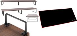 Mozos Mozos DUAL RISER P podstawka półka pod dwa monitory + Podkładka PM-GAME | nocode-9831016