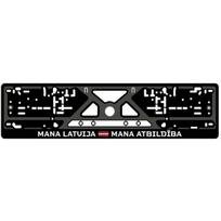Numura zīmes rāmis turētājs Mana Latvija. Mana atbildība, 520x110 mm, 1gab.