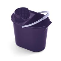 Ovalus kibiras 12 l su spaustuku, violetinis MERY