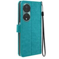 Dėklas Honor 90 Smart – MAYAXESS – turkis – piniginės stovo funkcija su riešo dirželiu