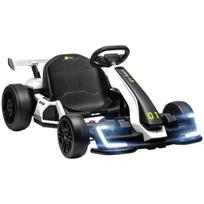 Vaikiškas elektrinis kartingas 24 V su drifto funkcija, 6–12 m., baltas