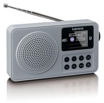Nešiojamasis skaitmeninis DAB+ FM radijas LENCO PDR-034GY su Bluetooth funkcija, pilkos spalvos