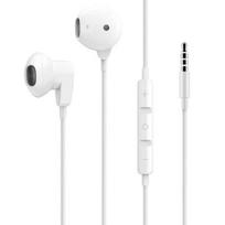 Laidynės Ausinės - LINQ - 3.5mm Jack - Integruotas Mikrafonas - Intra-aulinės - Baltos